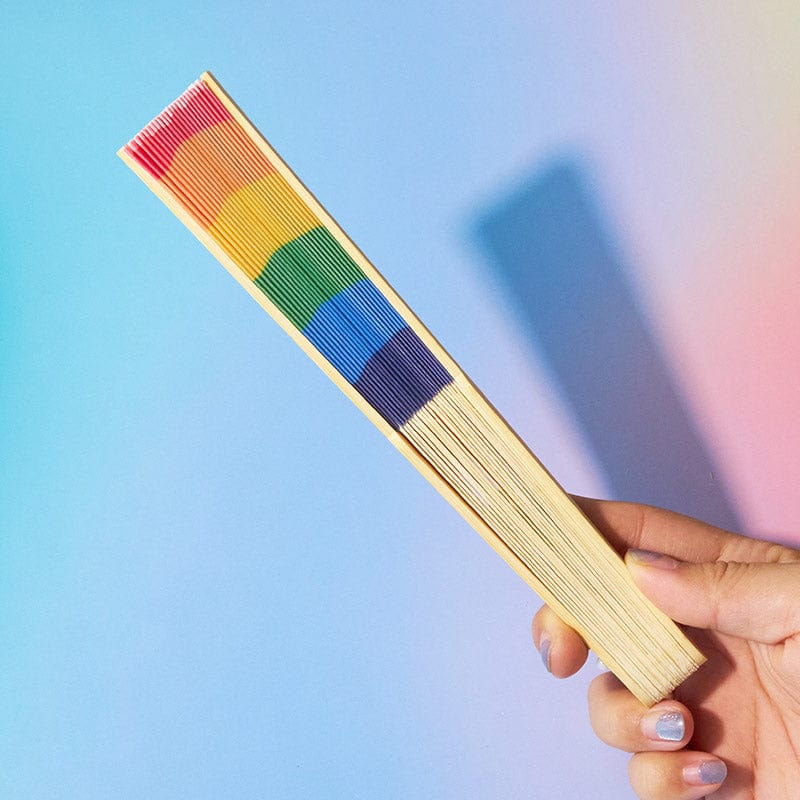 Rainbow Folding Fan | NueShiny