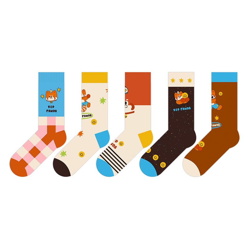 Five Pairs Of Everyday Panda Socks | NueShiny