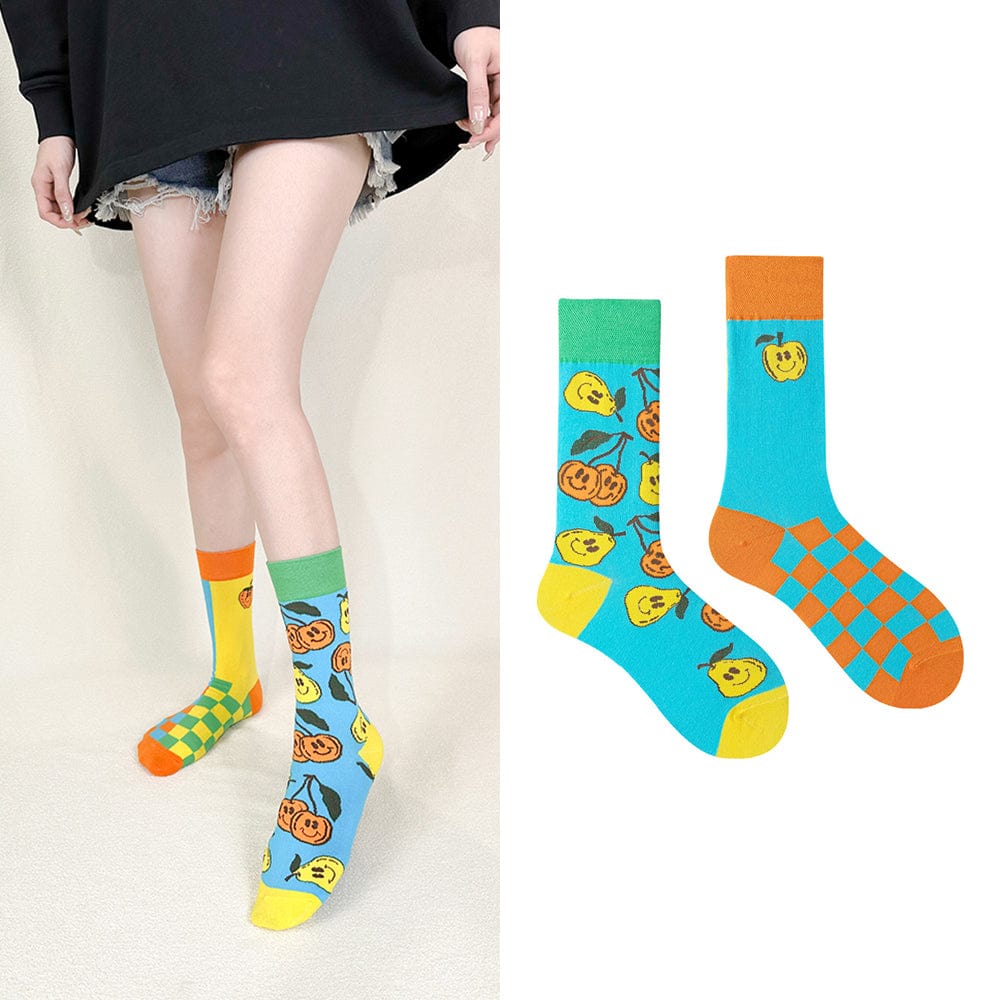 One Pair Of Fruit Paradise Socks | NueShiny