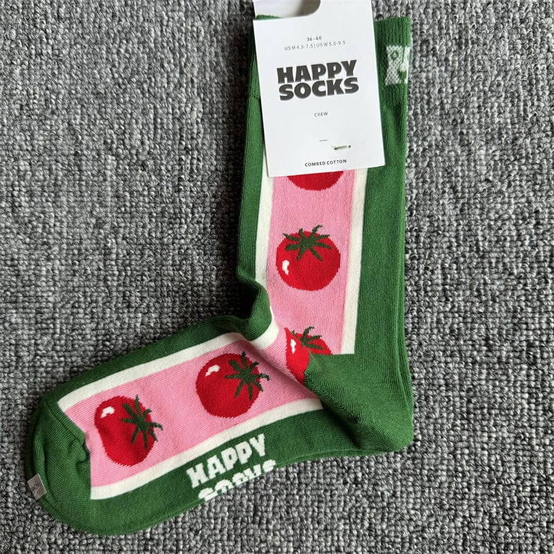 One Pair Of Tomato Socks | NueShiny