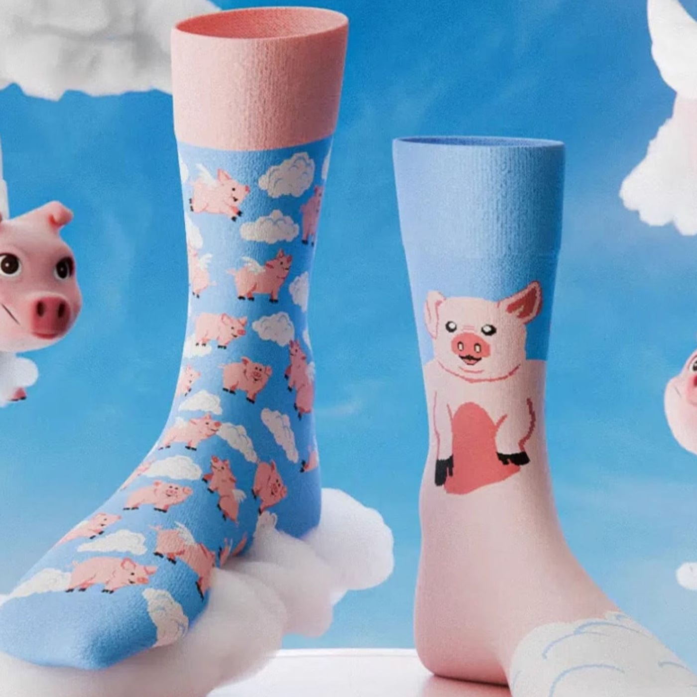 One Pair Of Little Pig Socks | NueShiny