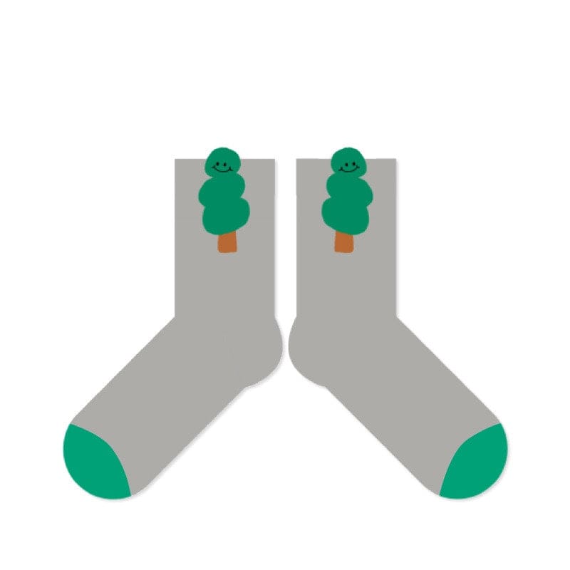 One Pair Of Big Tree Socks | NueShiny