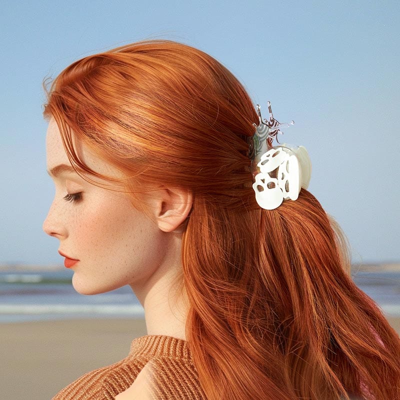 Snail Skeleton Hair Claw Clips | NueShiny & Strangefruit