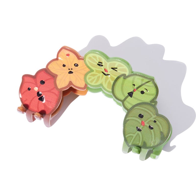 Green Korok Hair Claw Clips | NueShiny