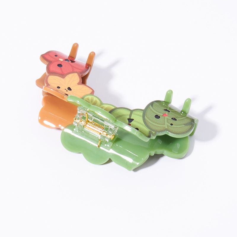 Green Korok Hair Claw Clips | NueShiny