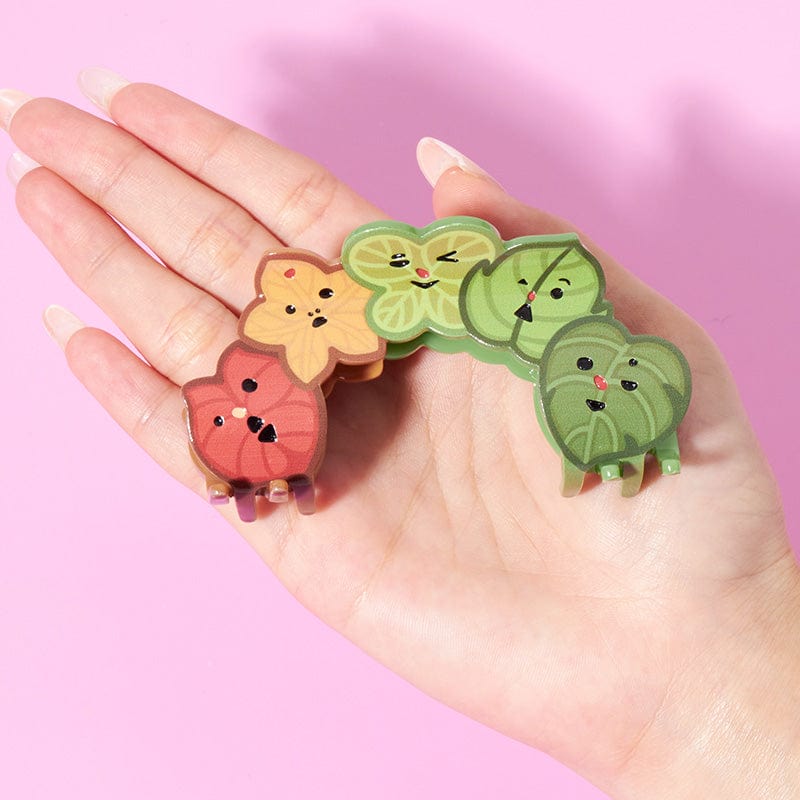 Green Korok Hair Claw Clips | NueShiny