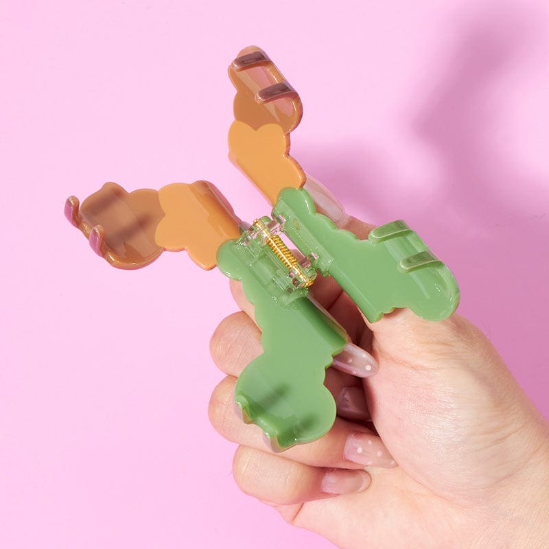Green Korok Hair Claw Clips | NueShiny