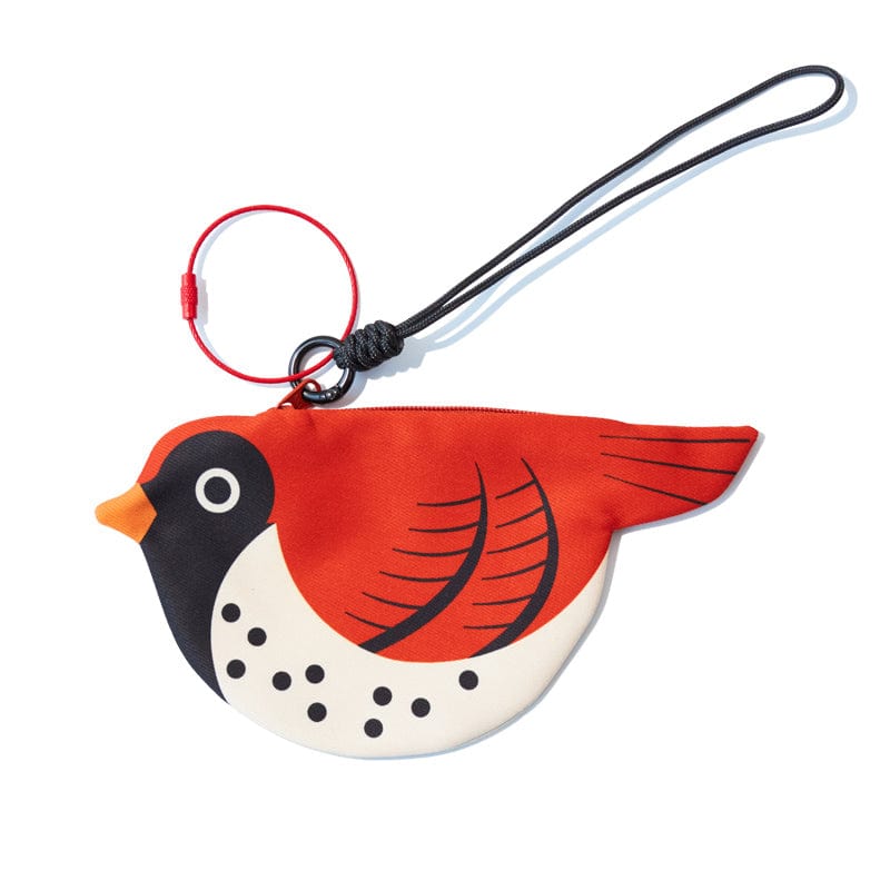 Northern Cardinal Zipper Coin Purse | NueShiny&PIPIZU