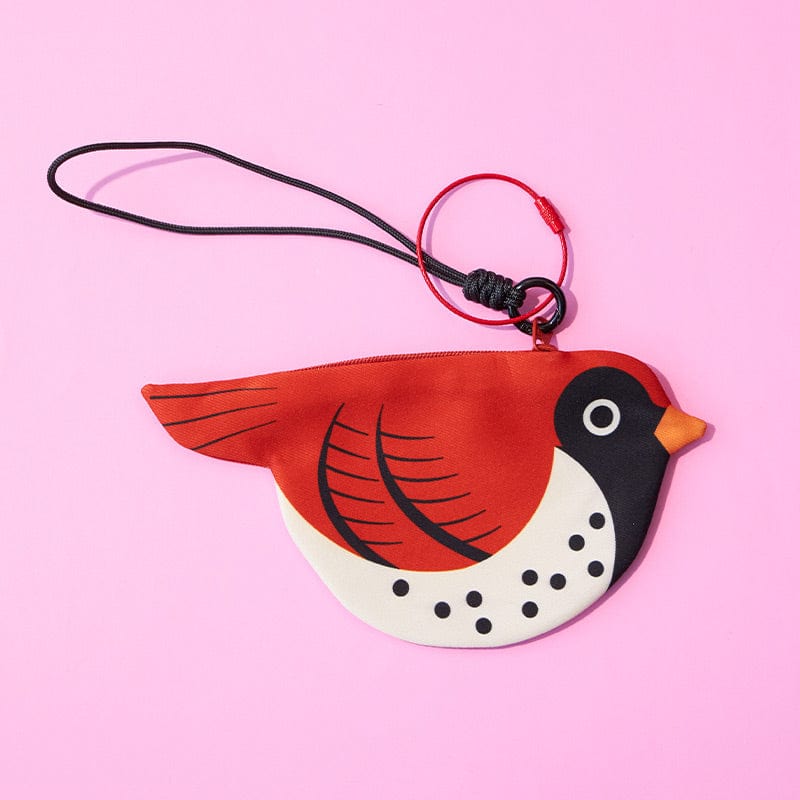 Northern Cardinal Zipper Coin Purse | NueShiny&PIPIZU