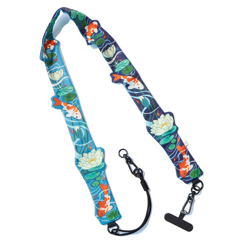 Lotus Koi Crossbody Strap -Mini Goldfish Pouch  | NueShiny & PIPIZU