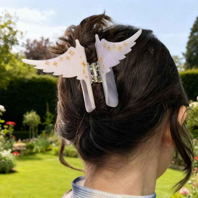 Medium Lavender Cheesecake Ocean Angel Hair Claw Clips | NueShiny & MÃO TÓU DÀN SHÌ YĨNG
