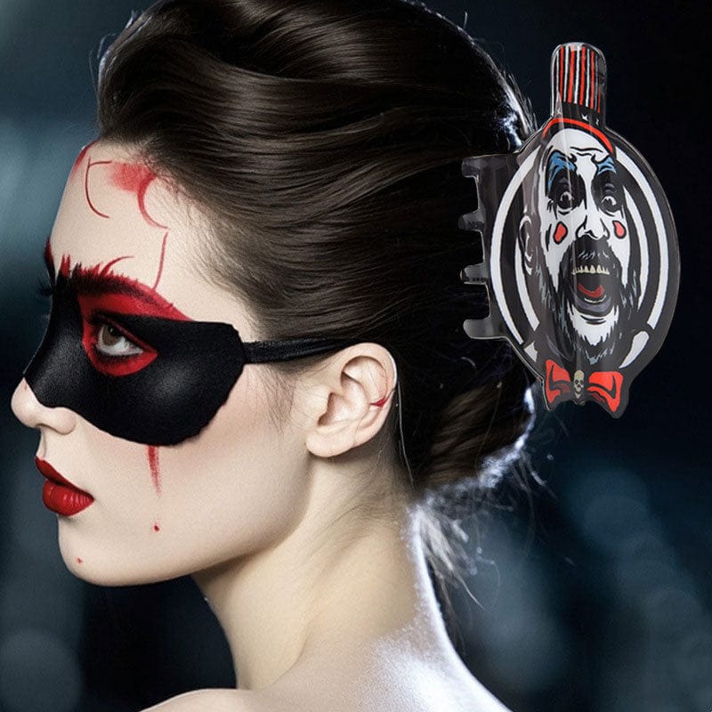 Medium Red Bow Tie Magician Clown Hair Claw Clips | NueShiny