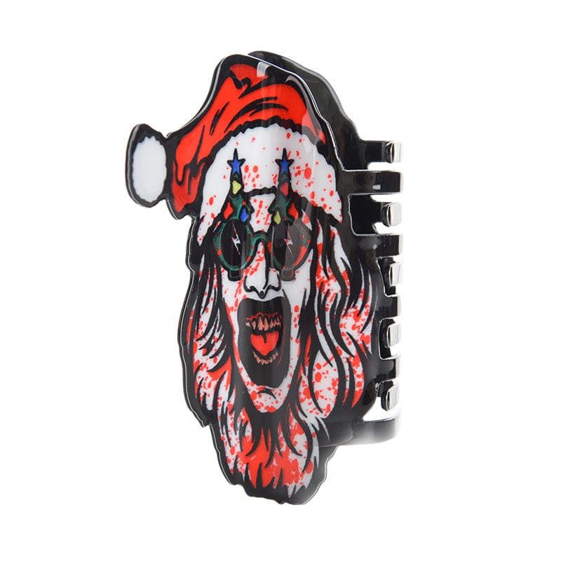 Medium Santa Hat Clown Hair Claw Clips | NueShiny
