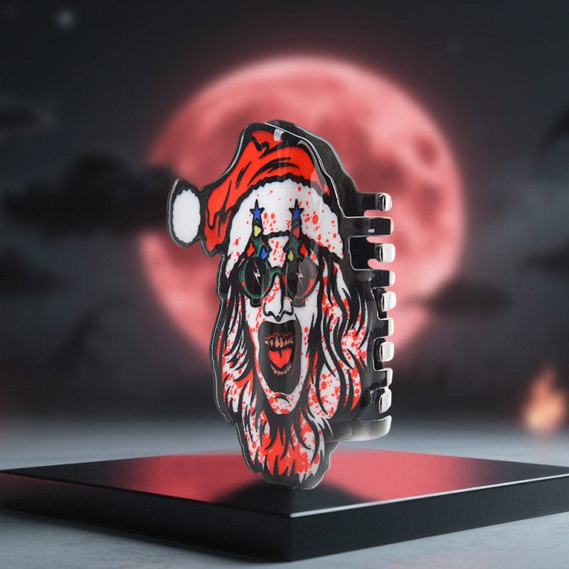 Medium Santa Hat Clown Hair Claw Clips | NueShiny