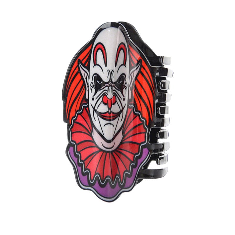 Medium Circus Clown Hair Claw Clips | NueShiny