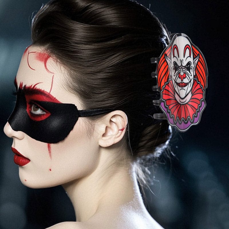 Medium Circus Clown Hair Claw Clips | NueShiny