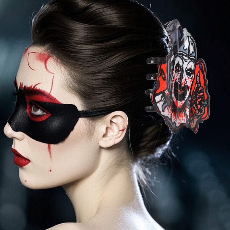 Medium Killer Clown Hair Claw Clips | NueShiny