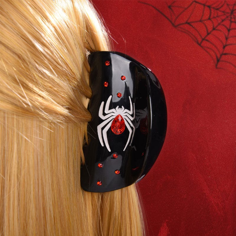 Medium Red Spider Hair Claw Clips | NueShiny
