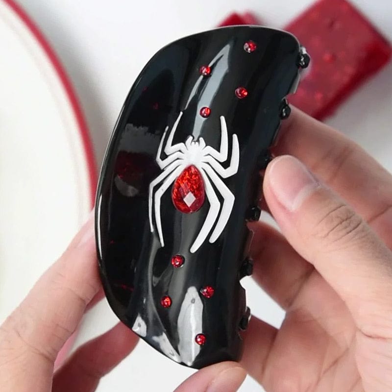 Medium Red Spider Hair Claw Clips | NueShiny