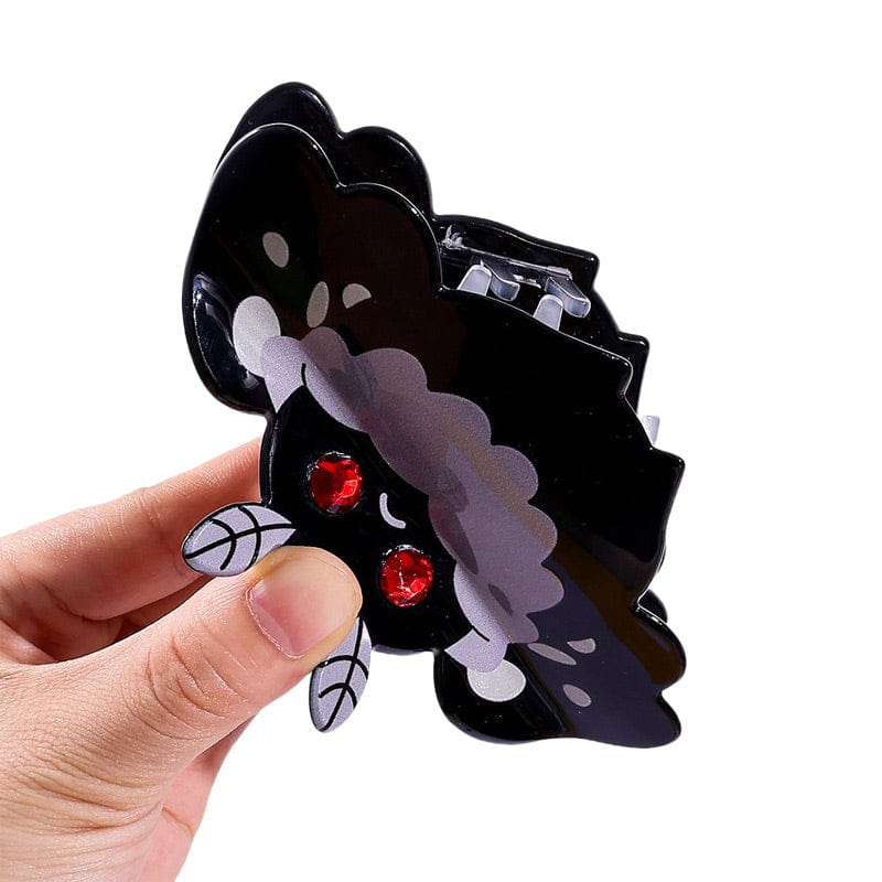 Large Black Owl Hair Claw Clips | NueShiny
