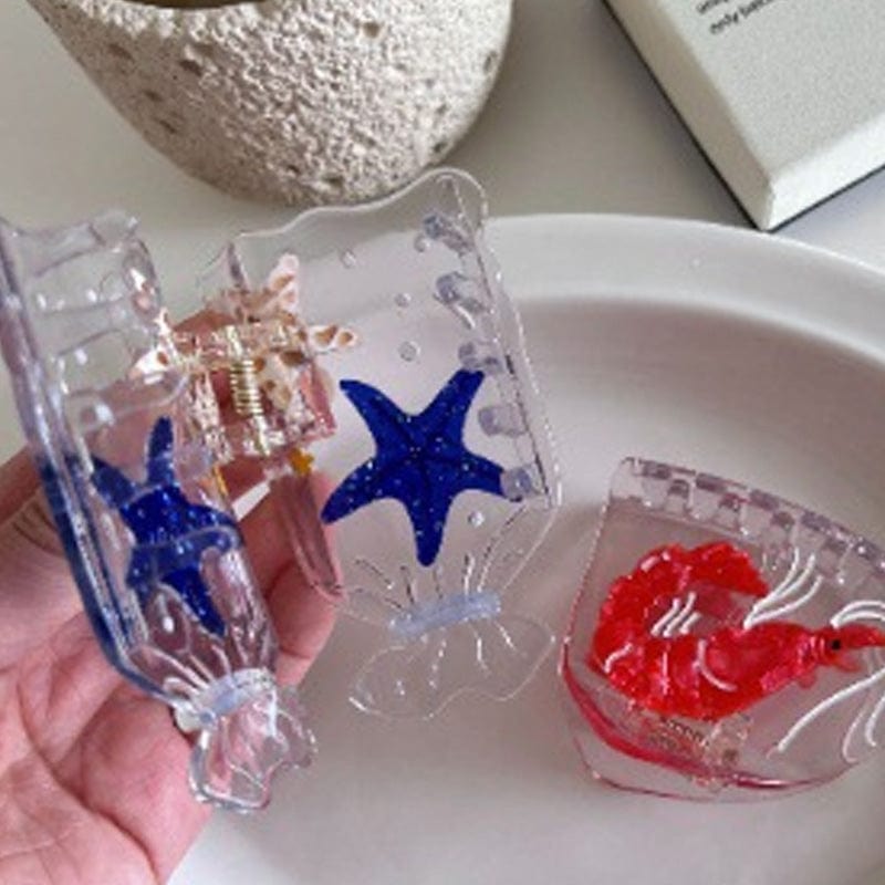 Medium Starfish Drift Bag Hair Claw Clips | NueShiny