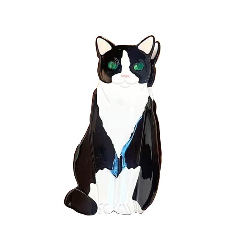 Medium Tuxedo Cat Hair Claw Clips | NueShiny