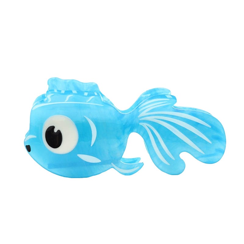 Large Sky Blue Cartoon Goldfish Hair Claw Clips | NueShiny
