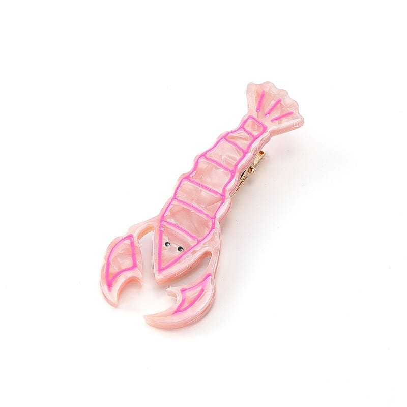Medium Pink Crawfish Hair Claw Clips | NueShiny