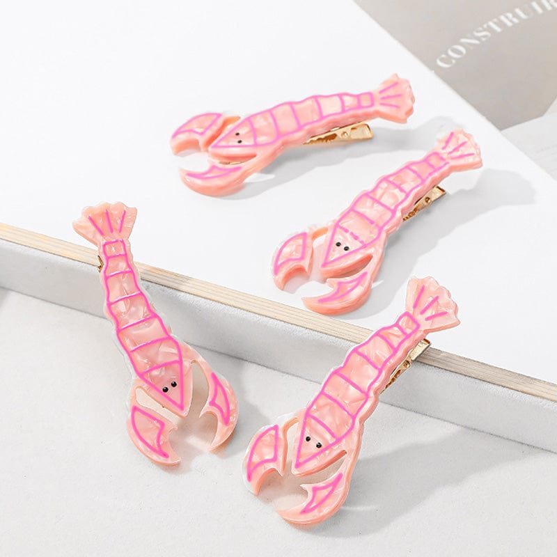 Medium Pink Crawfish Hair Claw Clips | NueShiny
