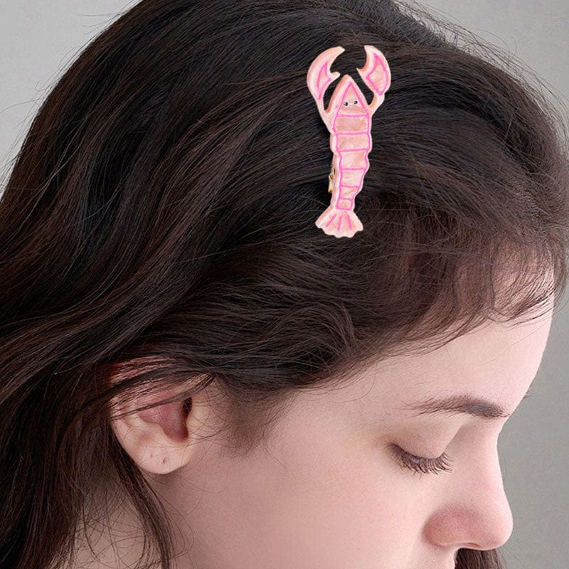 Medium Pink Crawfish Hair Claw Clips | NueShiny