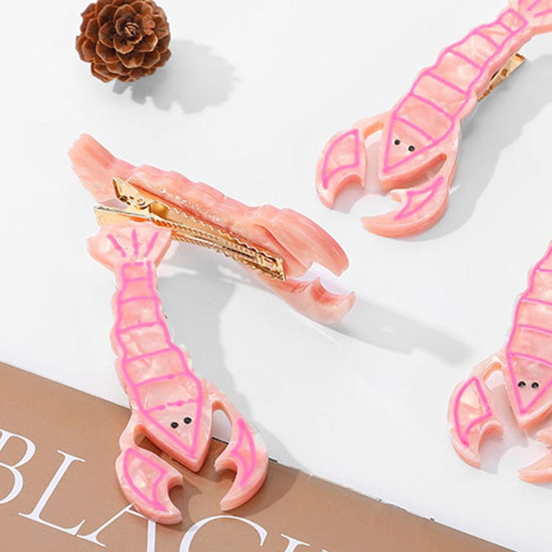 Medium Pink Crawfish Hair Claw Clips | NueShiny