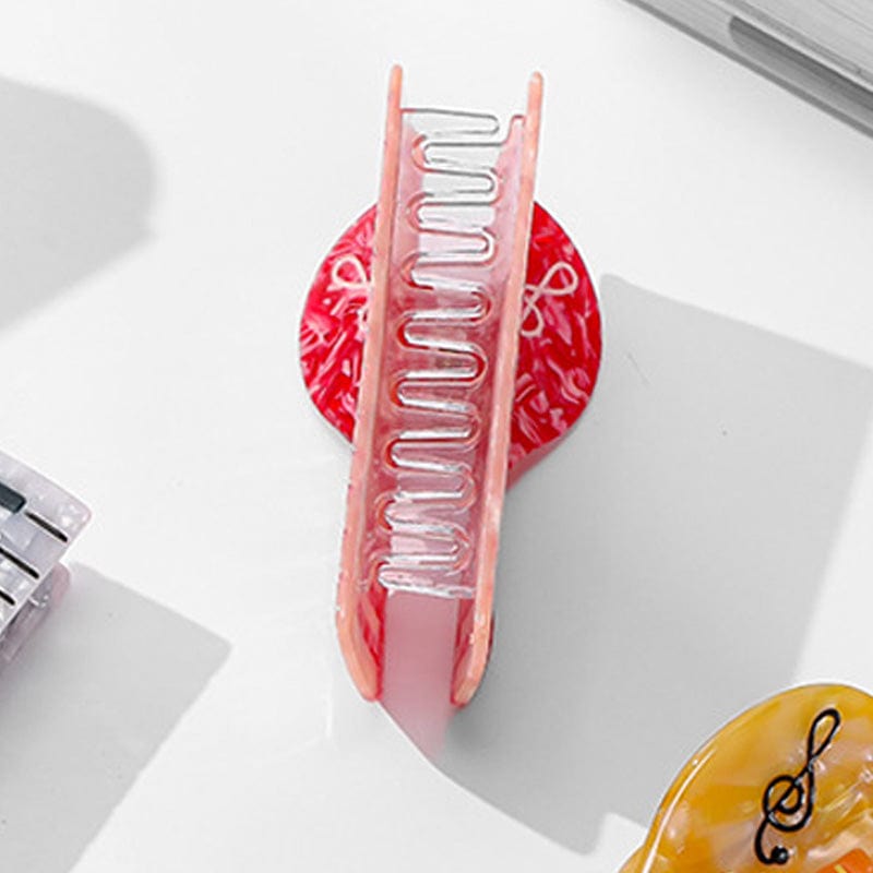 Medium Red Piano Hair Claw Clips | NueShiny & Bubbles Club