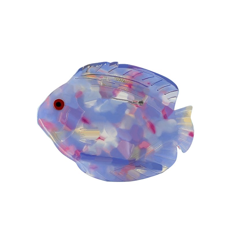 Medium Red Discus Hair Claw Clips | NueShiny