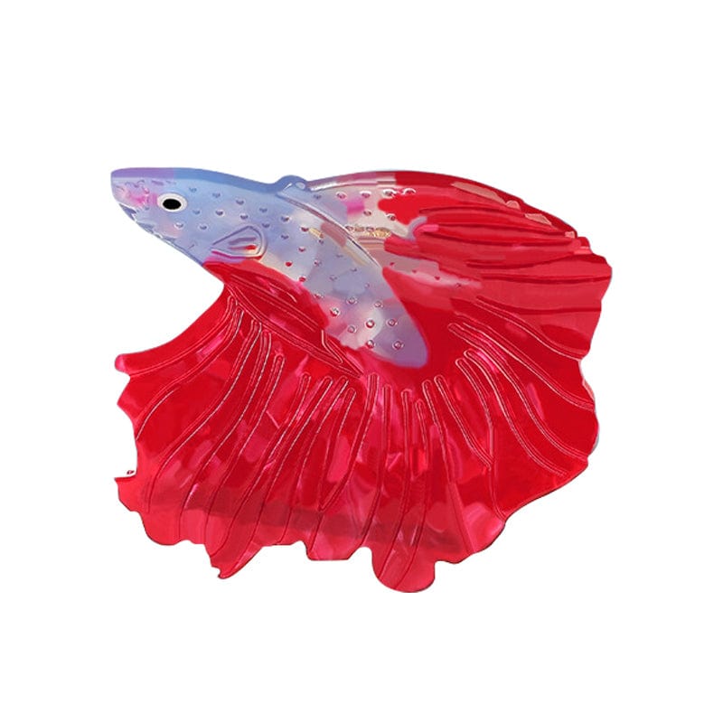 Small Cartoon Betta Fish Hair Claw Clips | NueShiny