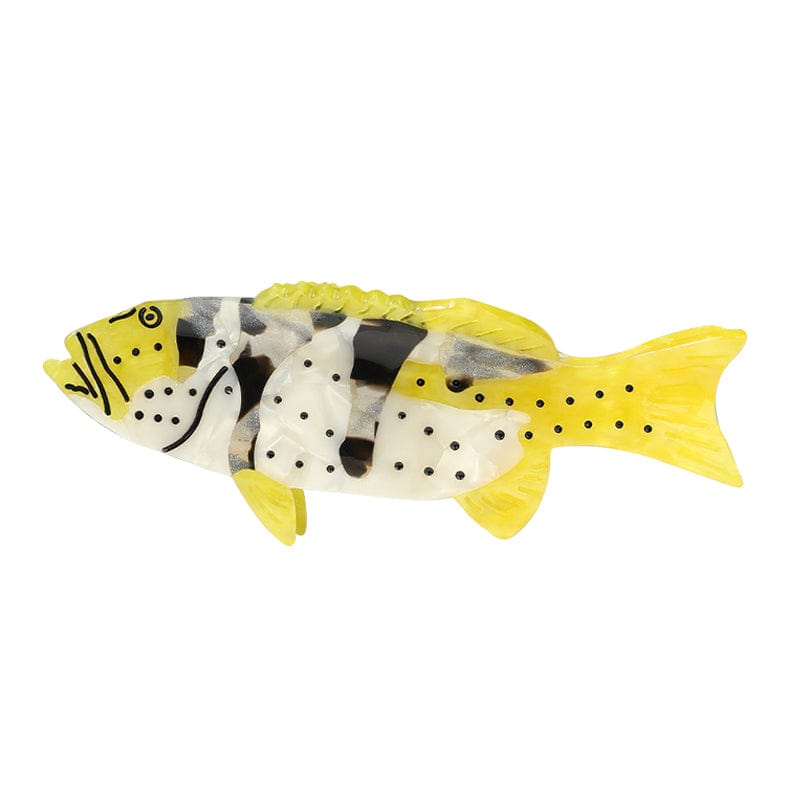 Large Emperor Angelfish Hair Claw Clips | NueShiny