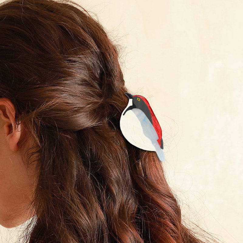 Medium Common Redpoll Hair Claw Clips | NueShiny