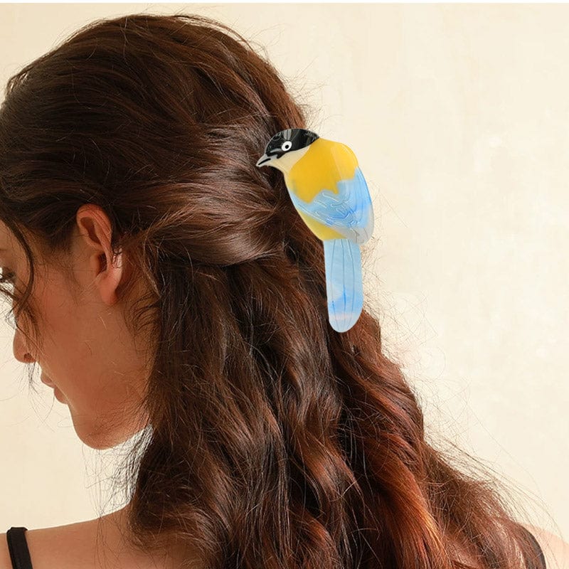 Medium Azure-Winged Magpie Hair Claw Clips | NueShiny