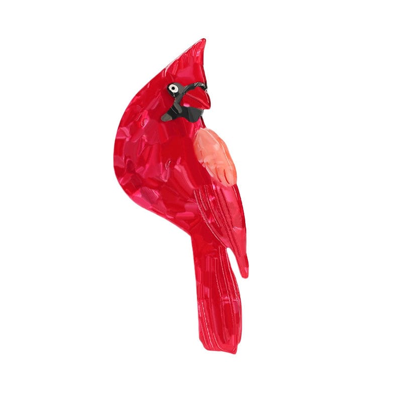 Medium Northern Cardinal Hair Claw Clips | NueShiny