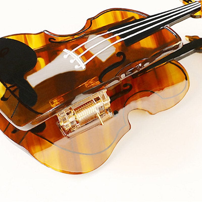 Large Tortoiseshell Violin Hair Claw Clips | NueShiny & Bubbles Club
