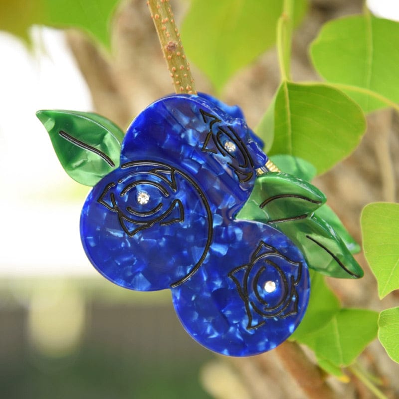 Medium Blueberry Hair Claw Clips | NueShiny