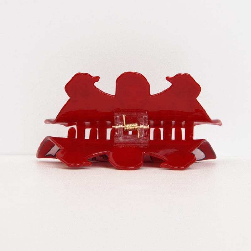 Large Red Letter Ghost Hair Claw Clips | NueShiny