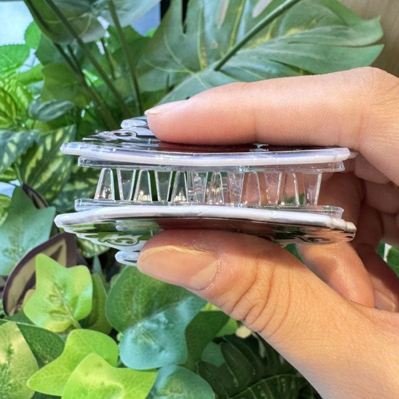 Small Little Rowing Ghost Hair Claw Clips | NueShiny
