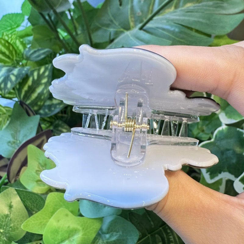 Small Little Rowing Ghost Hair Claw Clips | NueShiny