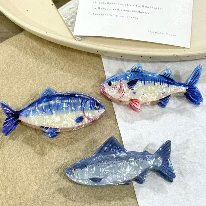 Medium Sea Bass Hair Claw Clips | NueShiny