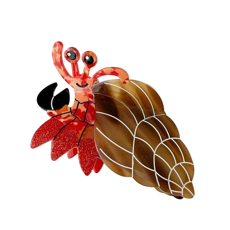 Medium Brown Hermit Crab Hair Claw Clips | NueShiny