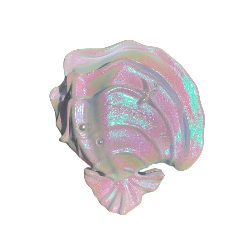 Large Mermaid Pearl White Creamy Clam Hair Claw Clips | NueShiny & BurningMoon