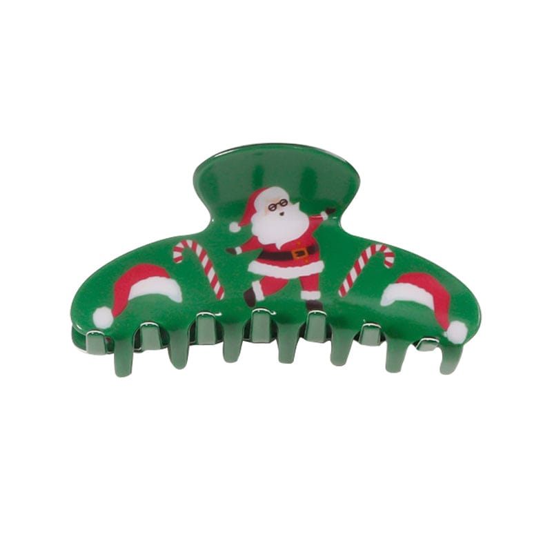 Medium Santa Claus Hair Claw Clips | NueShiny
