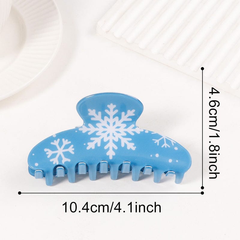Medium Snowflake Hair Claw Clips | NueShiny