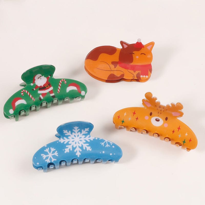 Medium Snowflake Hair Claw Clips | NueShiny