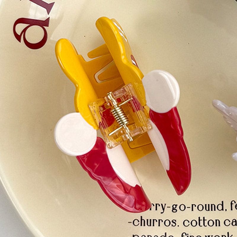 Medium Christmas Hat Gingerbread Man Hair Claw Clips | NueShiny